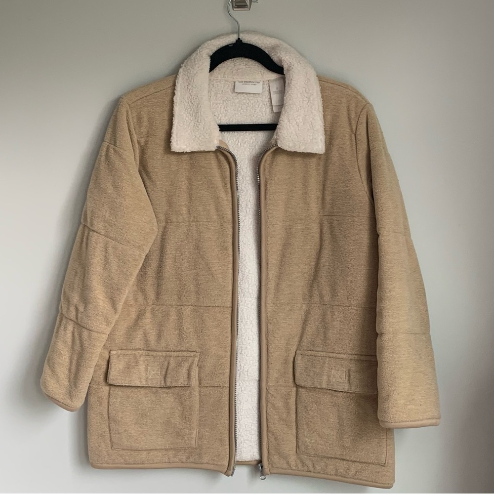Liz Claiborne Fleece Sherpa Jacket